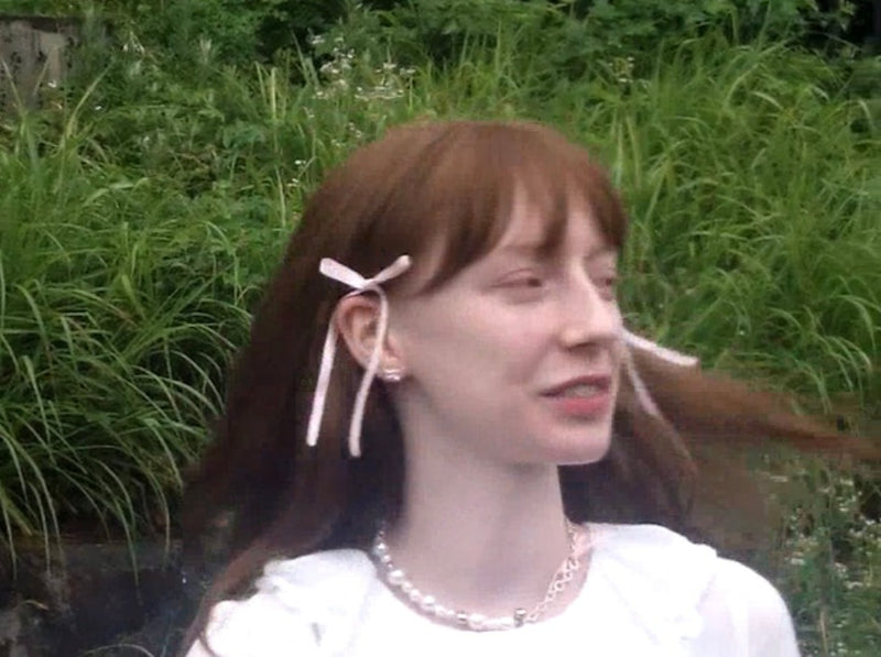 skinny ribbon hair pins