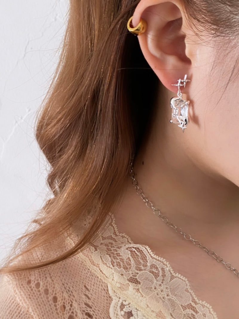 floating earrings