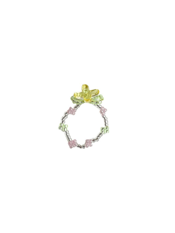 one of a kind flower ring No45