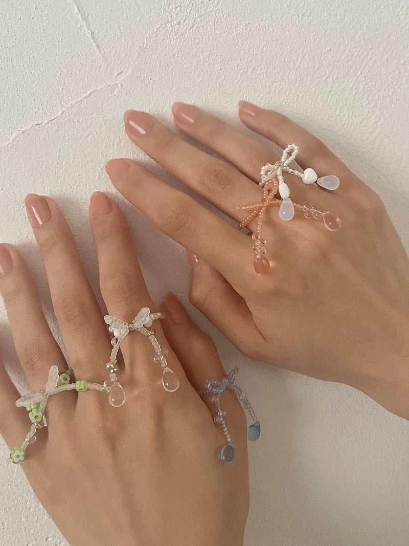 one of a kind ribbon ring No25