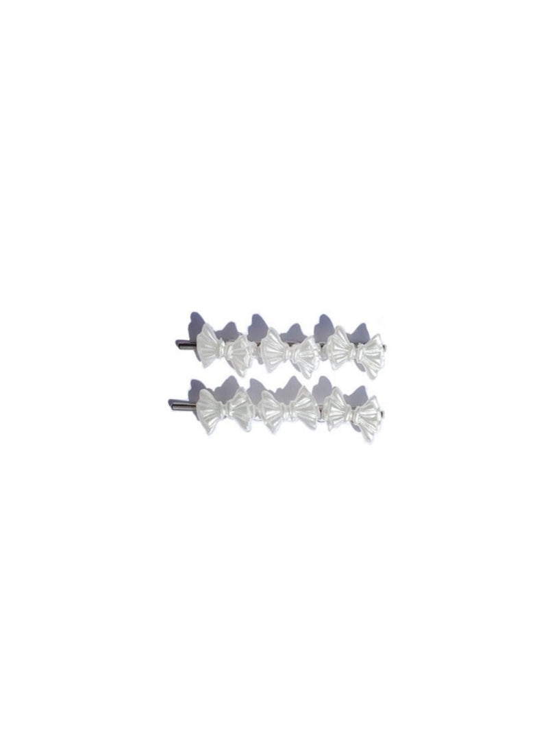 pearl ribbon pin 2pcs