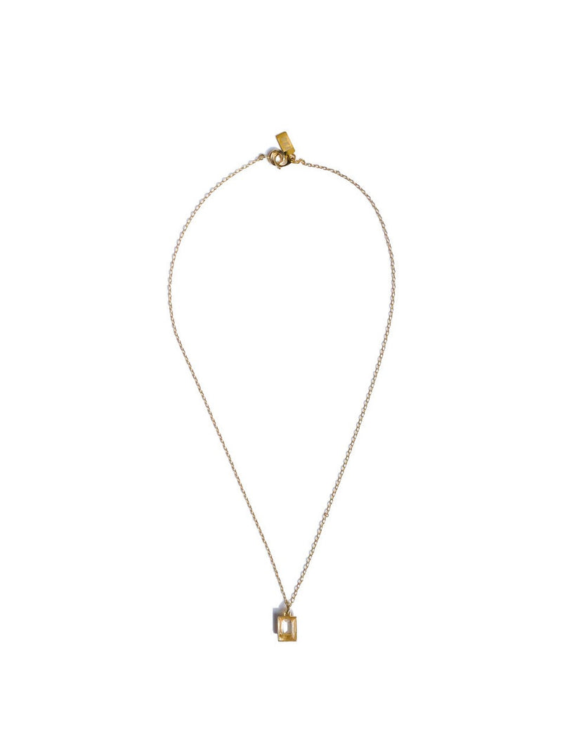 classical stone necklace