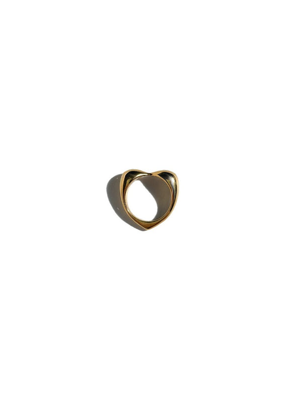 heart shape ring-gold