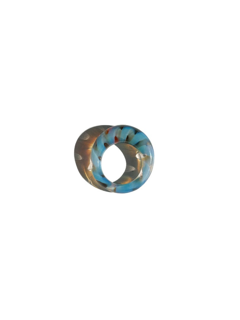 KEANE Spiral Ring-light blue