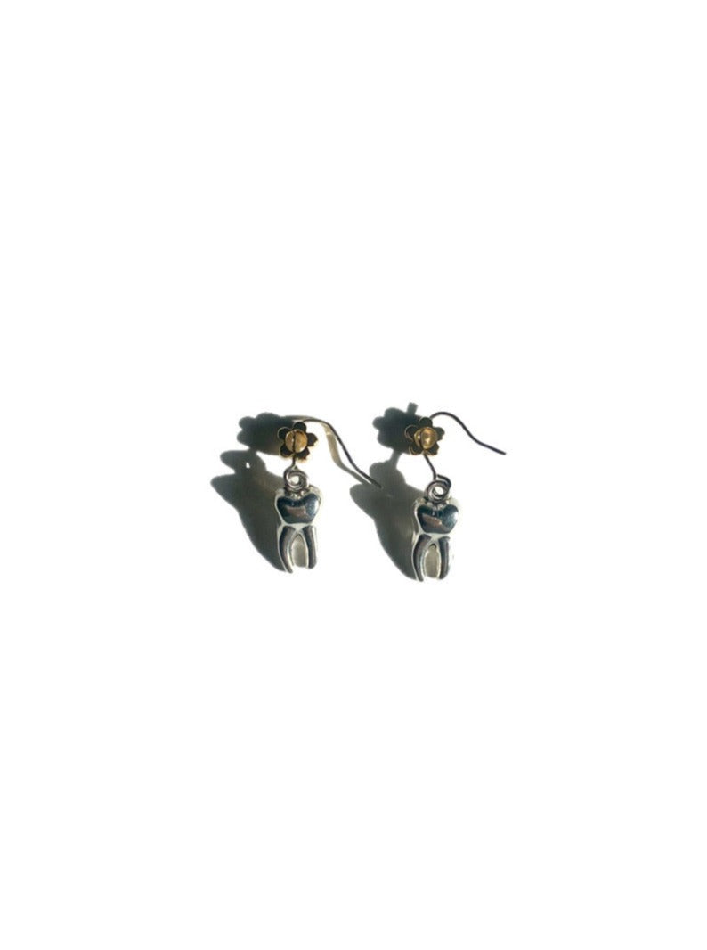 teeth earrings