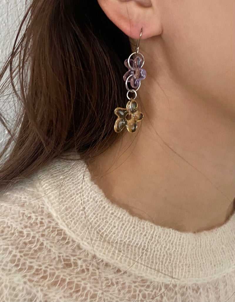 flower candy earrings