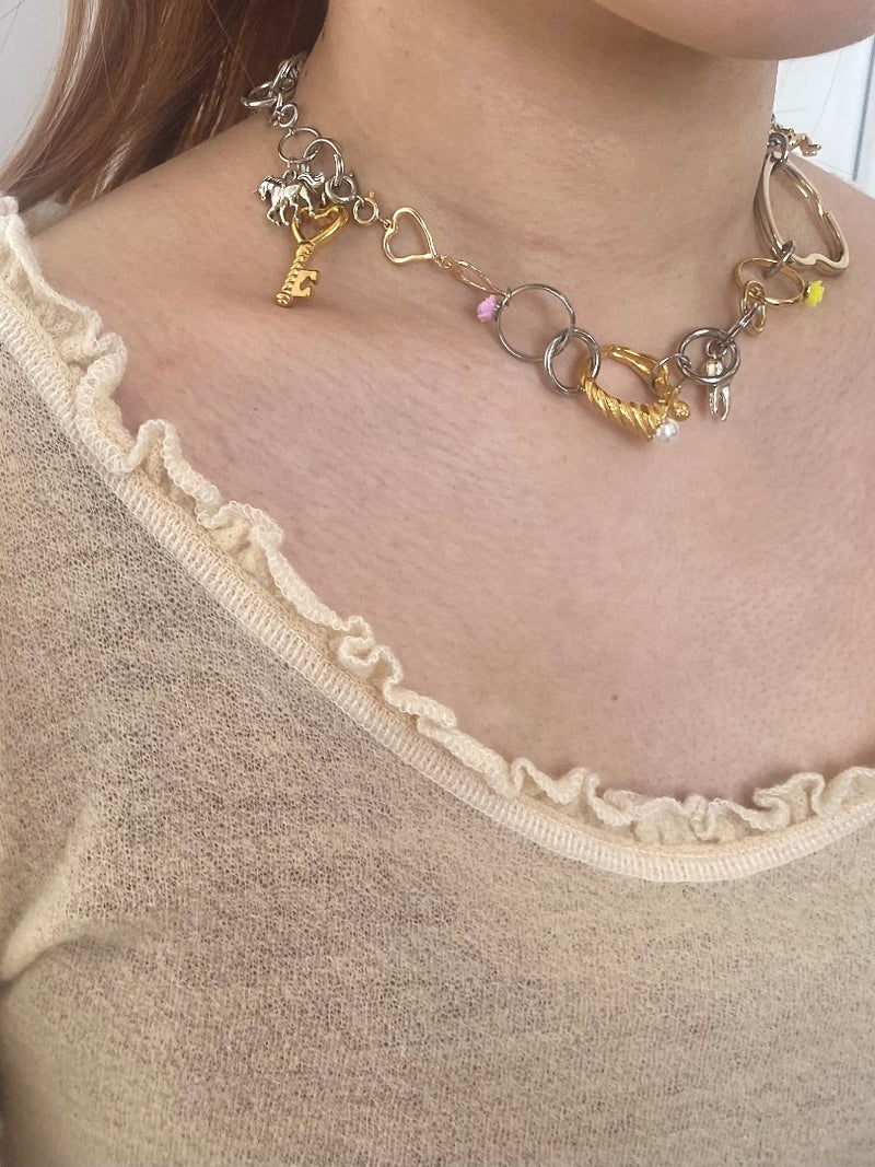 one of a kind ring necklace No11