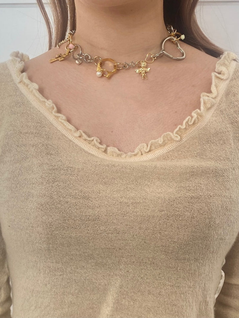 one of a kind ring necklace No10