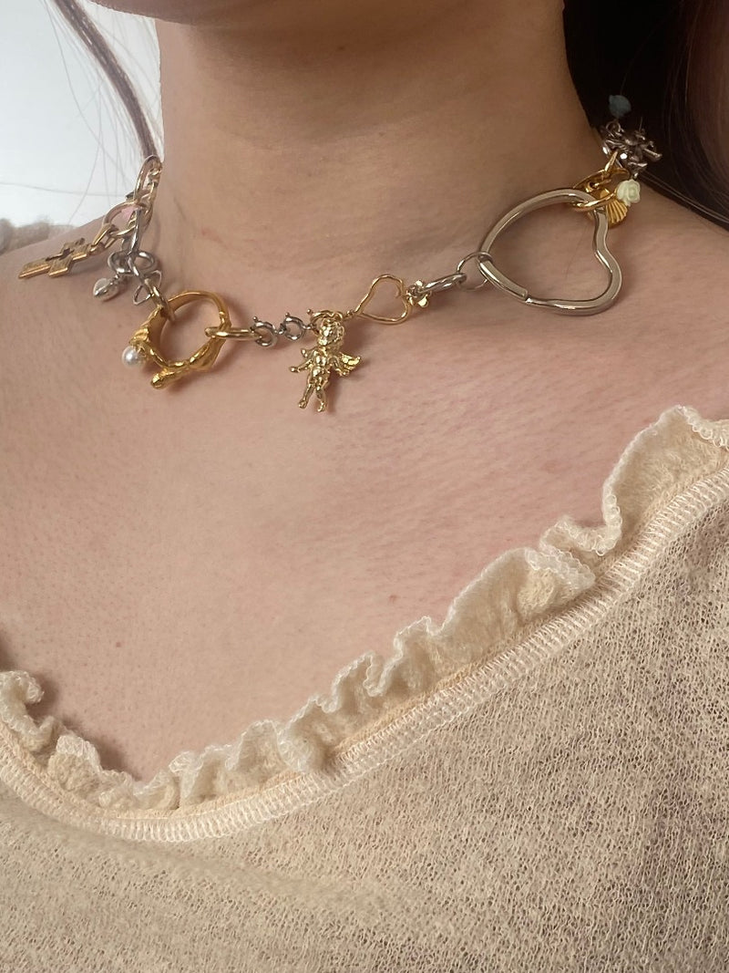 one of a kind ring necklace No10